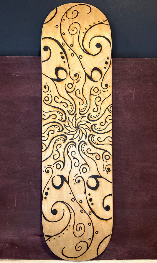 Swirls Skate Deck